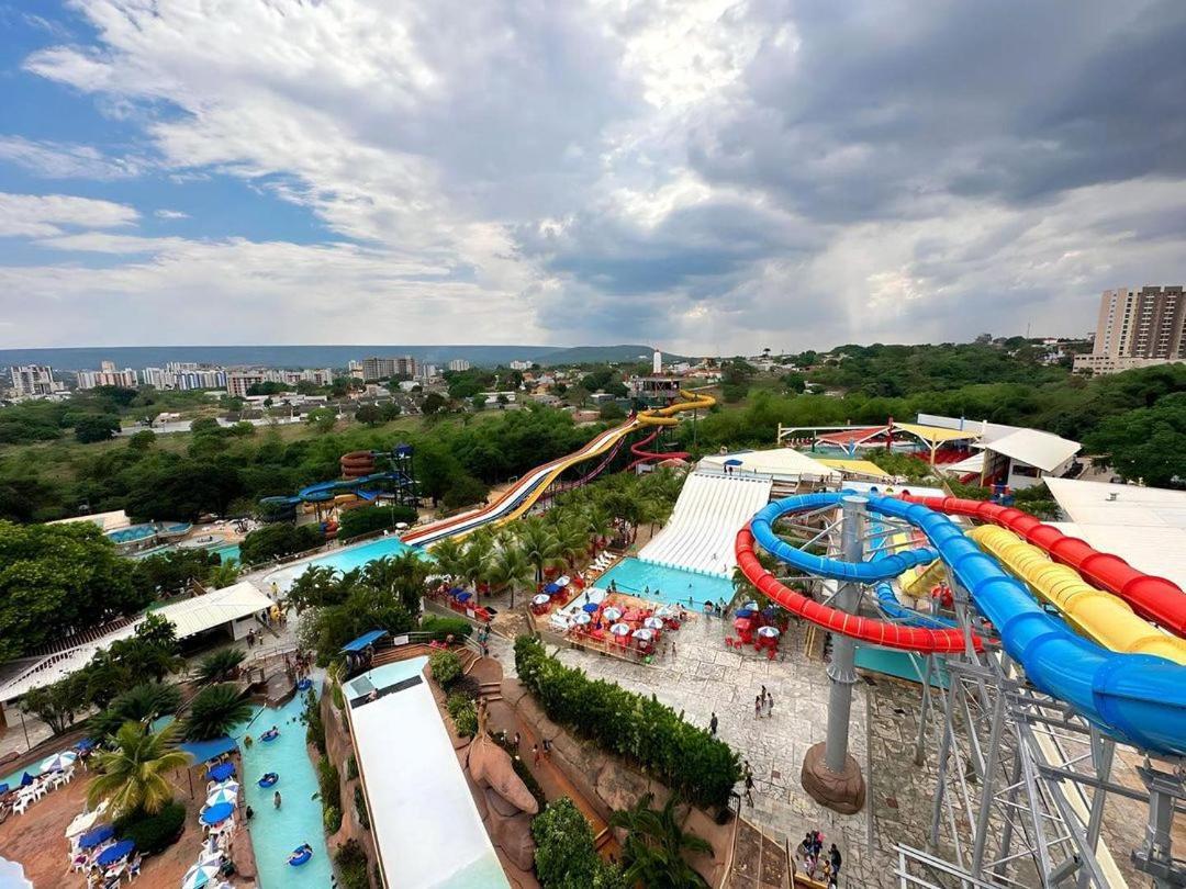 Piazza Diroma Acesso Diroma Acqua Park Gratuito Star Temporada Aparthotel Caldas Novas Eksteriør bilde